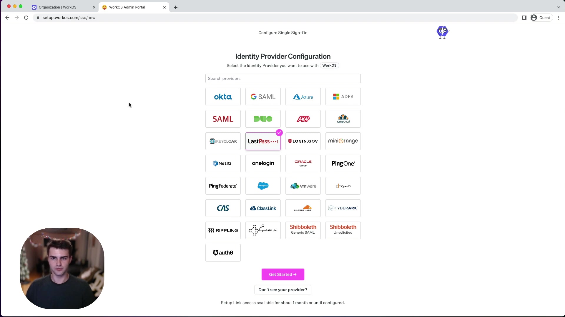 Favicon in browser tab